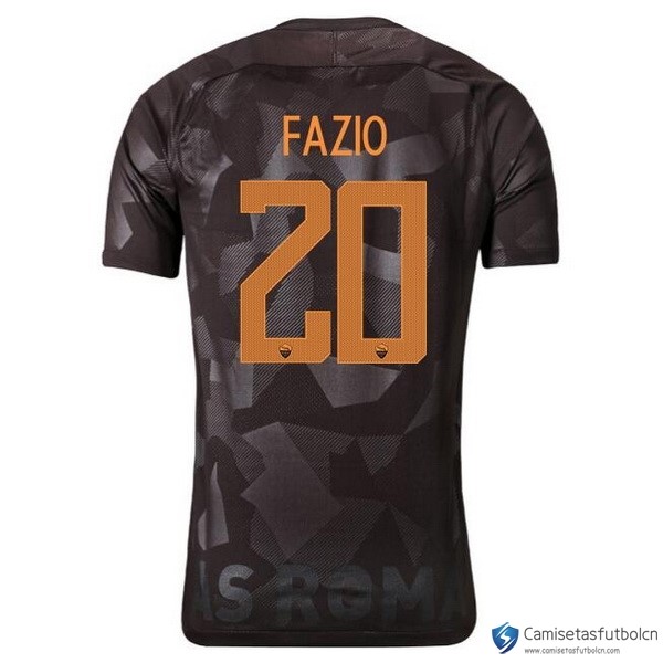 Camiseta AS Roma Tercera equipo Fazio 2017-18